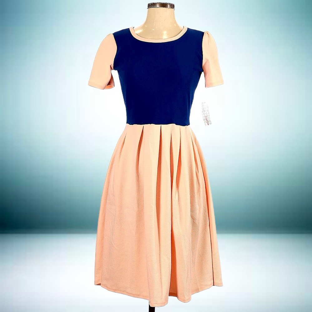 NWT LuLaRoe Amelia Pinup Housewife Midi Dress
